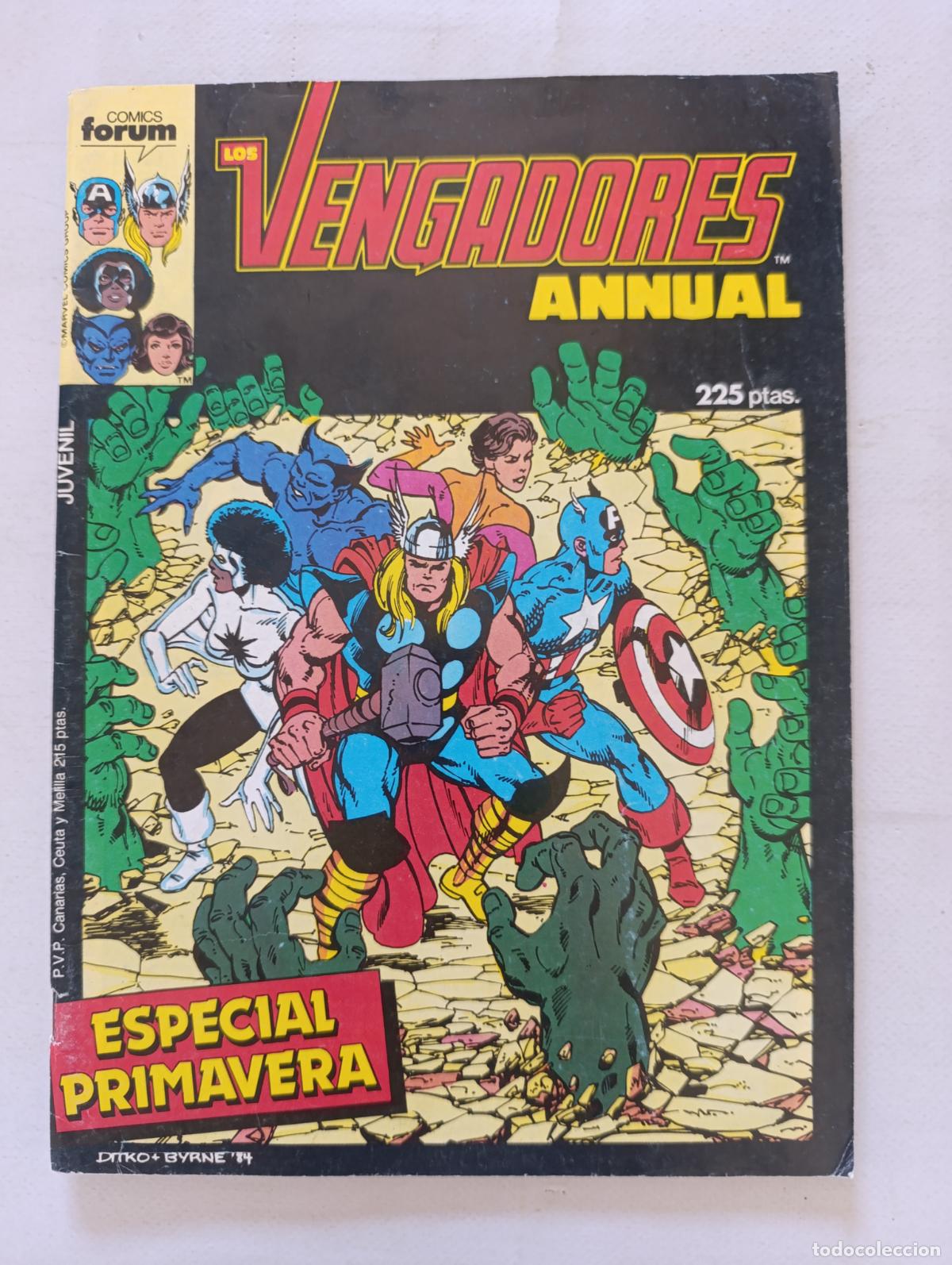 C&oacute;mics: LOS VENGADORES ANNUAL - ESPECIAL PRIMAVERA - ANUAL - FORUM (HL)