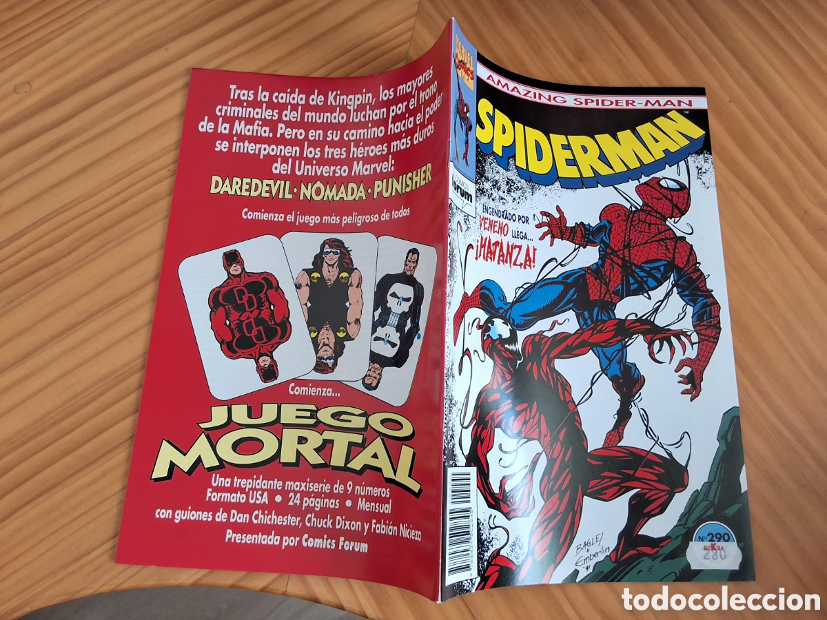 C&oacute;mics: Spiderman amazing comic forum grapa numero 290 de kiosko
