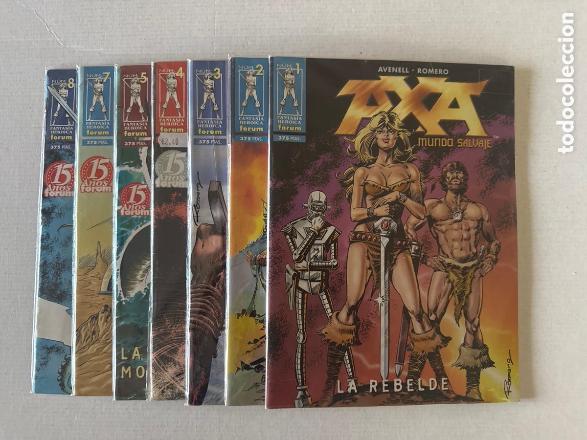 C&oacute;mics: COLECCI&Oacute;N AXA - F&Oacute;RUM - Casi completa (falta el 6 y el 9)