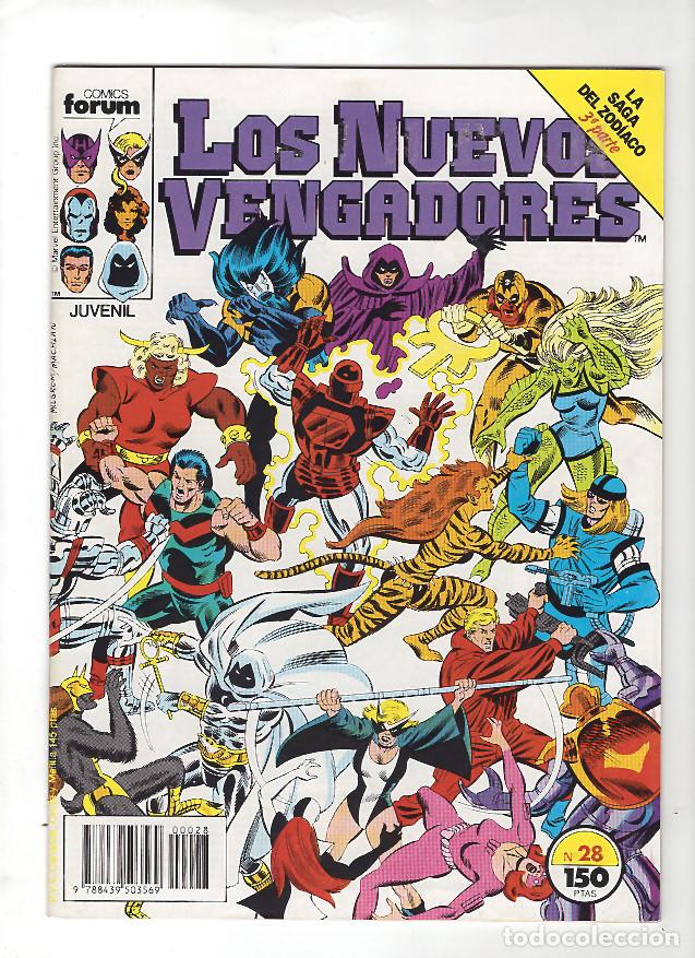 C&oacute;mics: LOS NUEVOS VENGADORES N&ordm; 28 COMIC FORUM MARVEL PLANETA AGOSTINI 1989 MBE LEE INDICACIONES