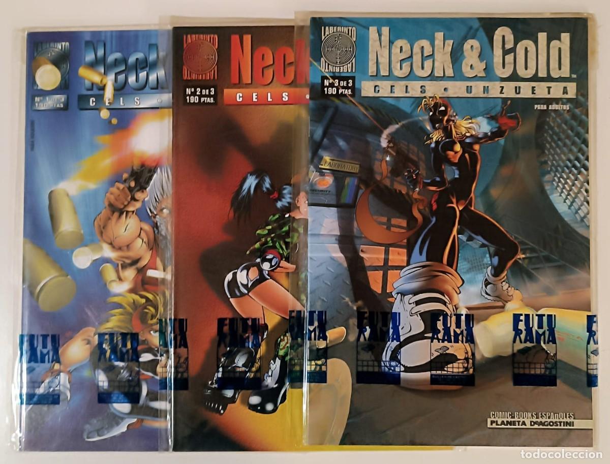 C&oacute;mics: Neck & Cold: Miniserie Completa (1-3) - Cels Pi&ntilde;ol - Sello Laberinto FORUM - MINT