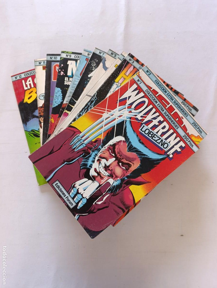 Comics : COLECCION EXTRA SUPERHEROES COMPLETA - N&ordm; 1 A 12 - 12 NUMEROS - FORUM (134)
