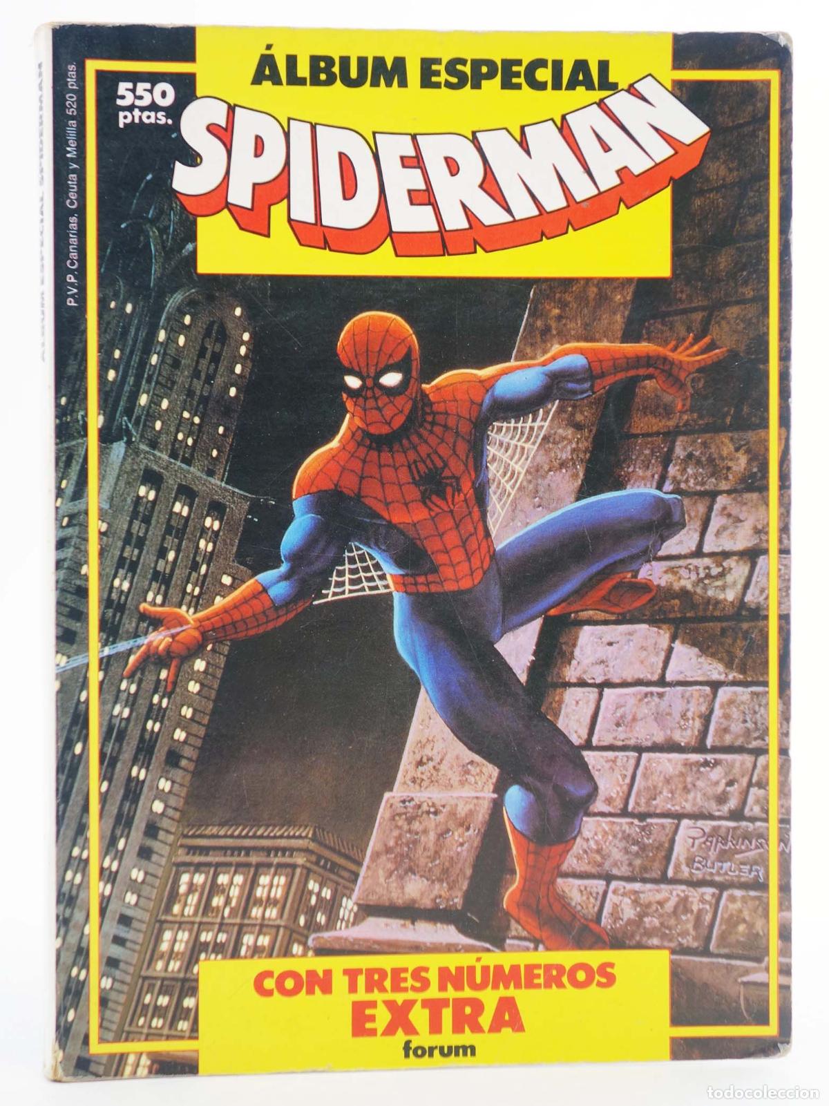 Comics: SPIDERMAN VOL 1. RETAPADO &Aacute;LBUM ESPECIAL CON 3 NUMEROS EXTRA (Vvaa) Forum, 1987