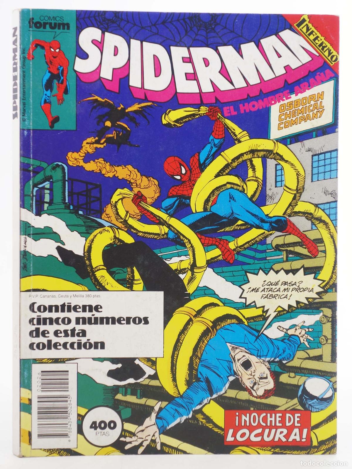 Comics: SPIDERMAN VOL 1 206 A 210. RETAPADO (Vvaa) Forum, 1990