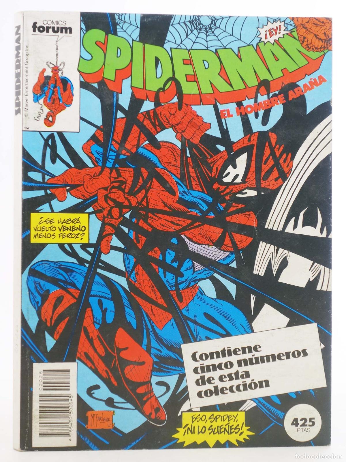 Comics: SPIDERMAN VOL 1 216 A 220. RETAPADO (Vvaa) Forum, 1990