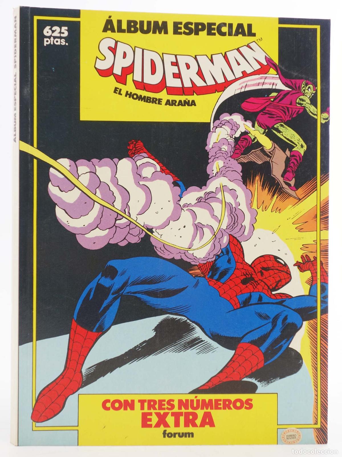 C&oacute;mics: SPIDERMAN VOL 1. RETAPADO &Aacute;LBUM ESPECIAL CON 3 NUMEROS EXTRA (Vvaa) Forum, 1986