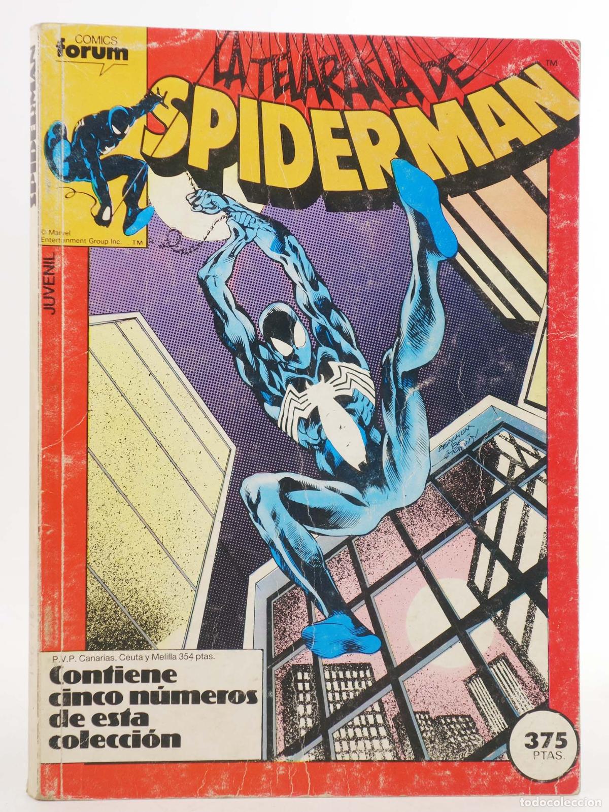 C&oacute;mics: SPIDERMAN VOL 1 156 A 160. RETAPADO (Vvaa) Forum, 1988
