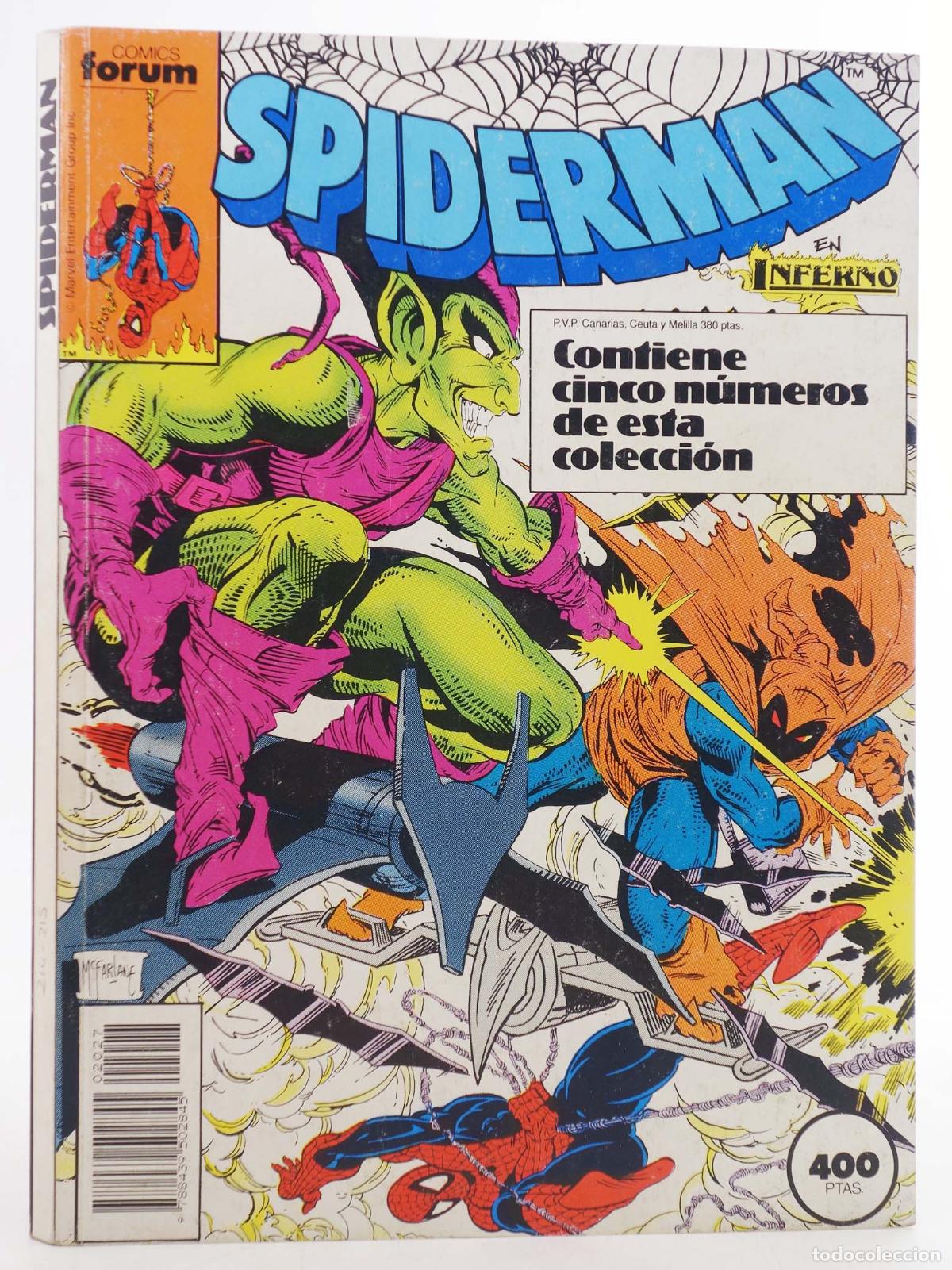 C&oacute;mics: SPIDERMAN VOL 1 211 A 215. RETAPADO (Vvaa) Forum, 1990