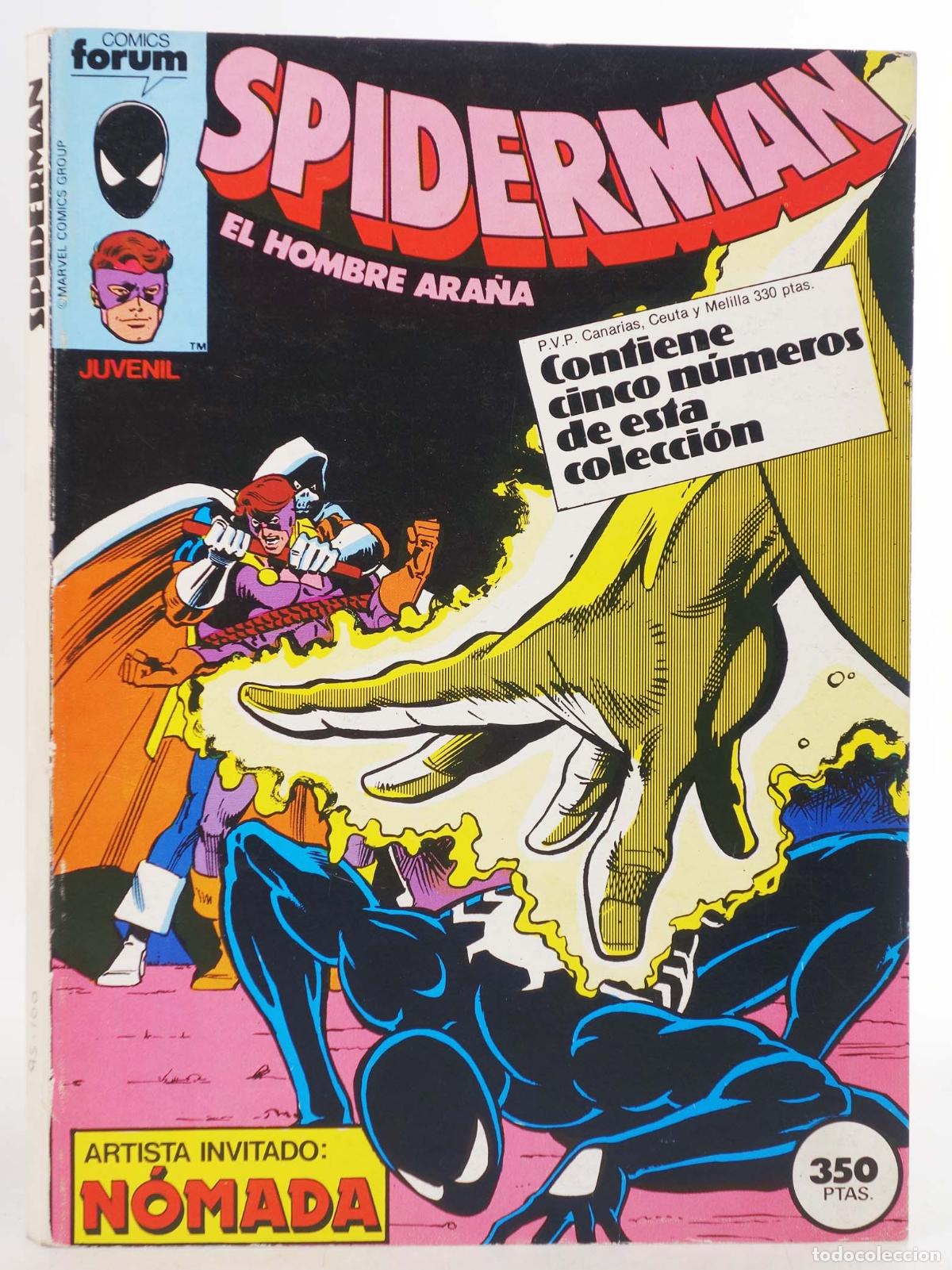 C&oacute;mics: SPIDERMAN VOL 1 96 A 100. RETAPADO (Vvaa) Forum, 1986
