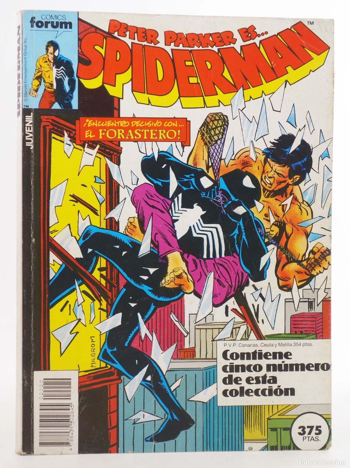 C&oacute;mics: SPIDERMAN VOL 1 176 A 180. RETAPADO (Vvaa) Forum, 1989