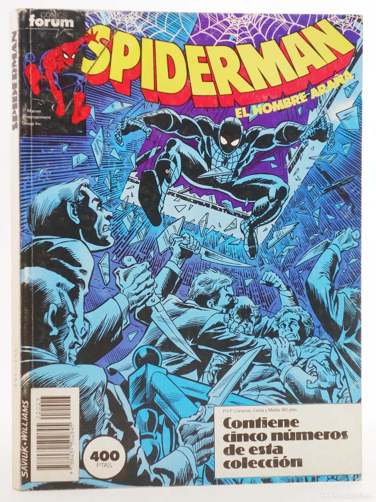 C&oacute;mics: SPIDERMAN VOL 1 191 A 195. RETAPADO (Vvaa) Forum, 1989