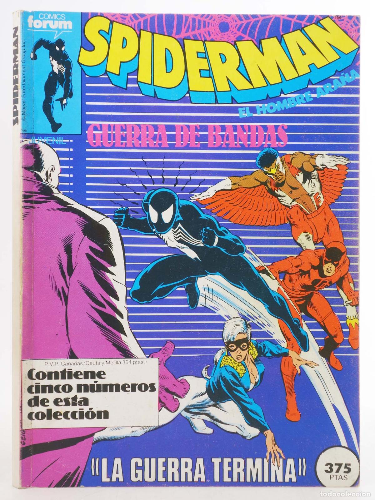 C&oacute;mics: SPIDERMAN VOL 1 147 A 150. RETAPADO FALTA 146 (Vvaa) Forum, 1987