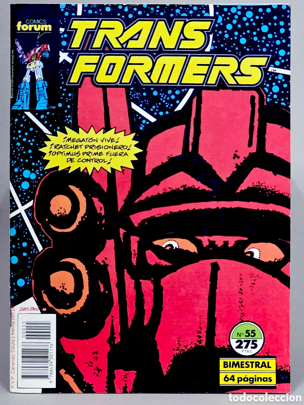 C&oacute;mics: C&Oacute;MIC TRANSFORMERS 55 FORUM MARVEL GRAPA EXCELENTE ESTADO - Foto 1