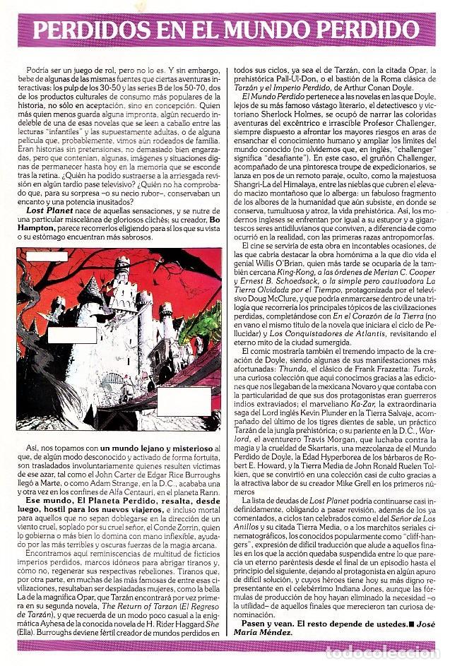C&oacute;mics: LOST PLANET de Bo Hampton (Eclipse) Colecci&oacute;n completa 6 n&uacute;meros Ed. Forum, 1990. - Foto 2