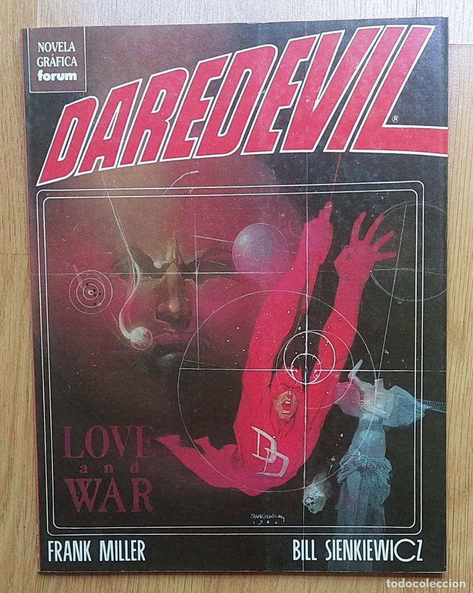 Comics: DAREDEVIL AMOR Y GUERRA : FRANK MILLER / BILL SIENKIEWICZ - 1&ordf; EDICI&Oacute;N - PLANETA 1992- NOV.GR&Aacute;FICA-