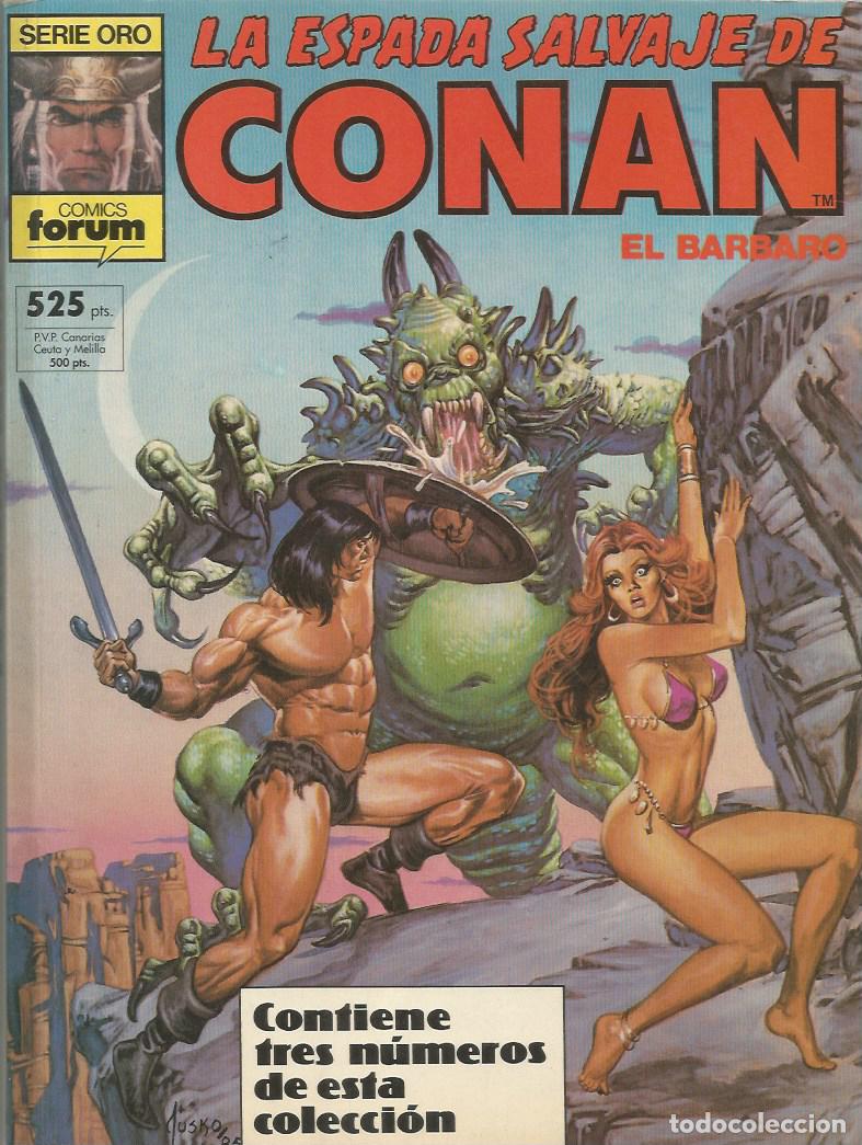 C&oacute;mics: LA ESPADA SALVAJE DE CONAN EL BARBARO - N&ordm; 56,57,58 - COMICS FORUM SERIE ORO