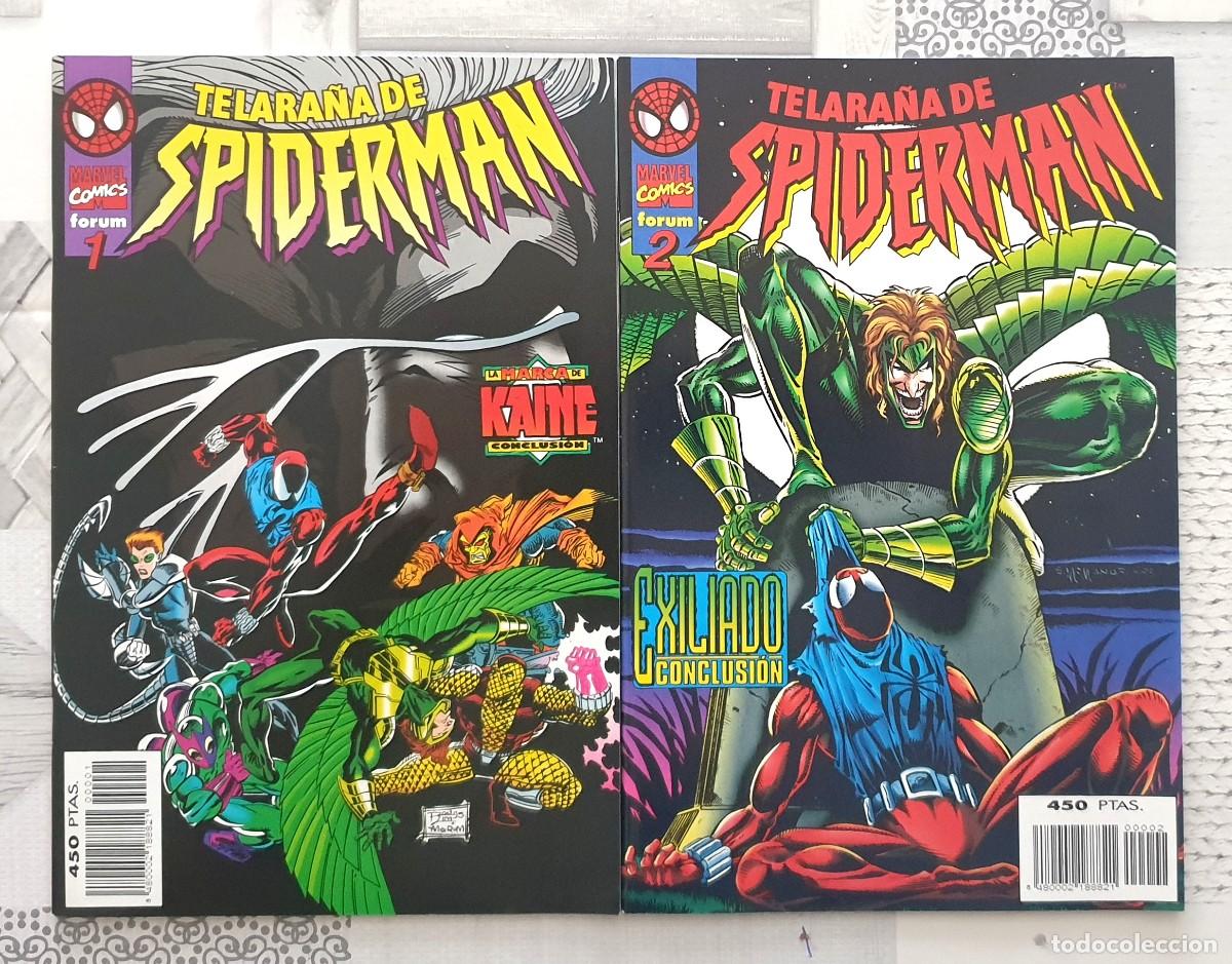 Comics : TELARA&Ntilde;A DE SPIDERMAN. Serie Limitada completa de 2 comics. Comics Forum 1996