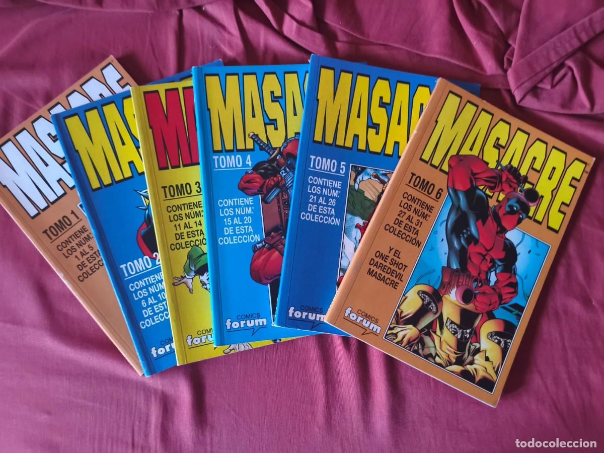 C&oacute;mics: MASACRE vol 1 Forum completa 31 n&uacute;meros en 6 tomos retapados - Deadpool - Joe Kelly Ed McGuiness