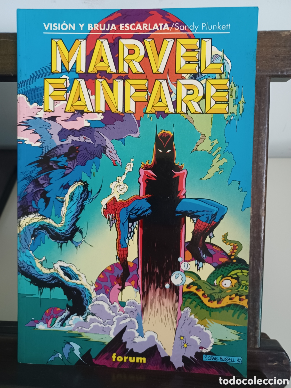 C&oacute;mics: Marvel Fanfare 4. Visi&oacute;n y Bruja Escarlata/ Sandy Plunkett/ Forum, 1995/ Excelente estado