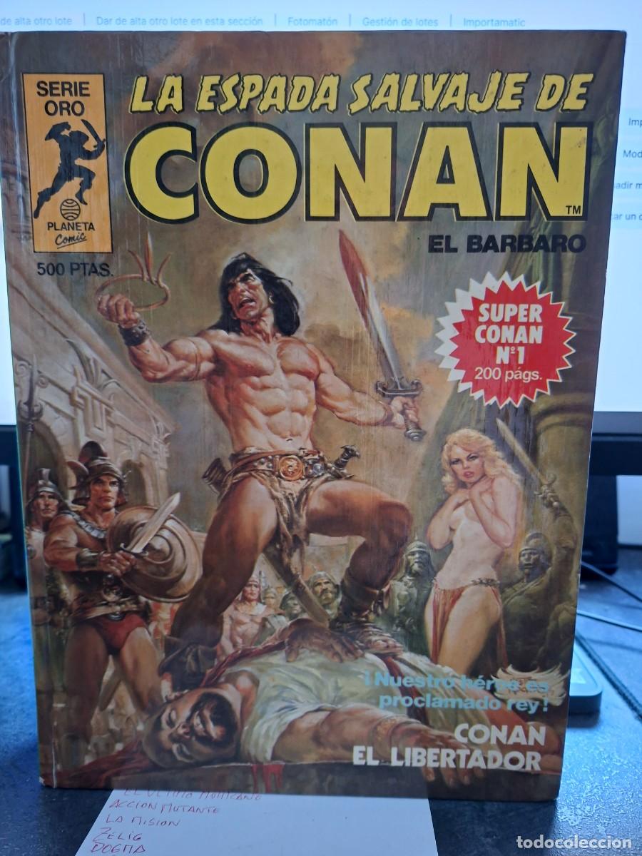 C&oacute;mics: SUPER CONAN N&ordm; 1 - CONAN EL LIBERTADOR - 1&ordf; EDICION LA ESPADA SALVAJE - CAJA 1