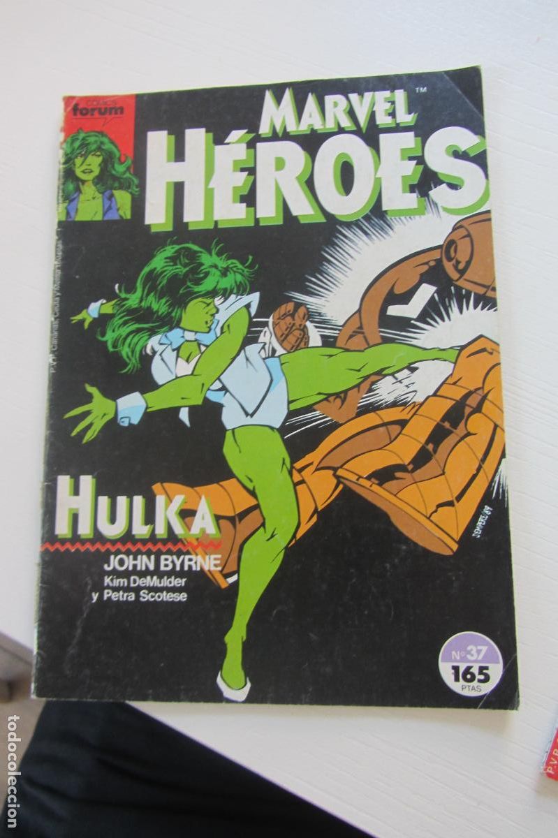 Comics: MARVEL H&Eacute;ROES N.37 HULKA de JOHN BYRNE ( 1986/1993 ) FORUM ARX354