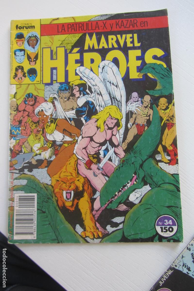 Comics: MARVEL H&Eacute;ROES -- N&ordm; 34 PATRULLA X Y KAZAR FORUM ARX354