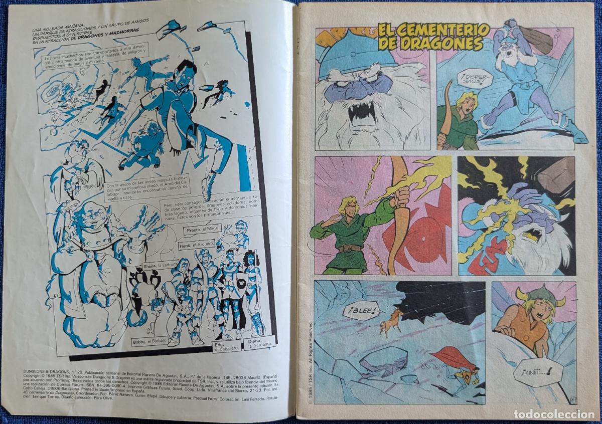 C&oacute;mics: DRAGONES Y MAZMORRAS N&ordm; 20 - FORUM (1986) - Foto 2