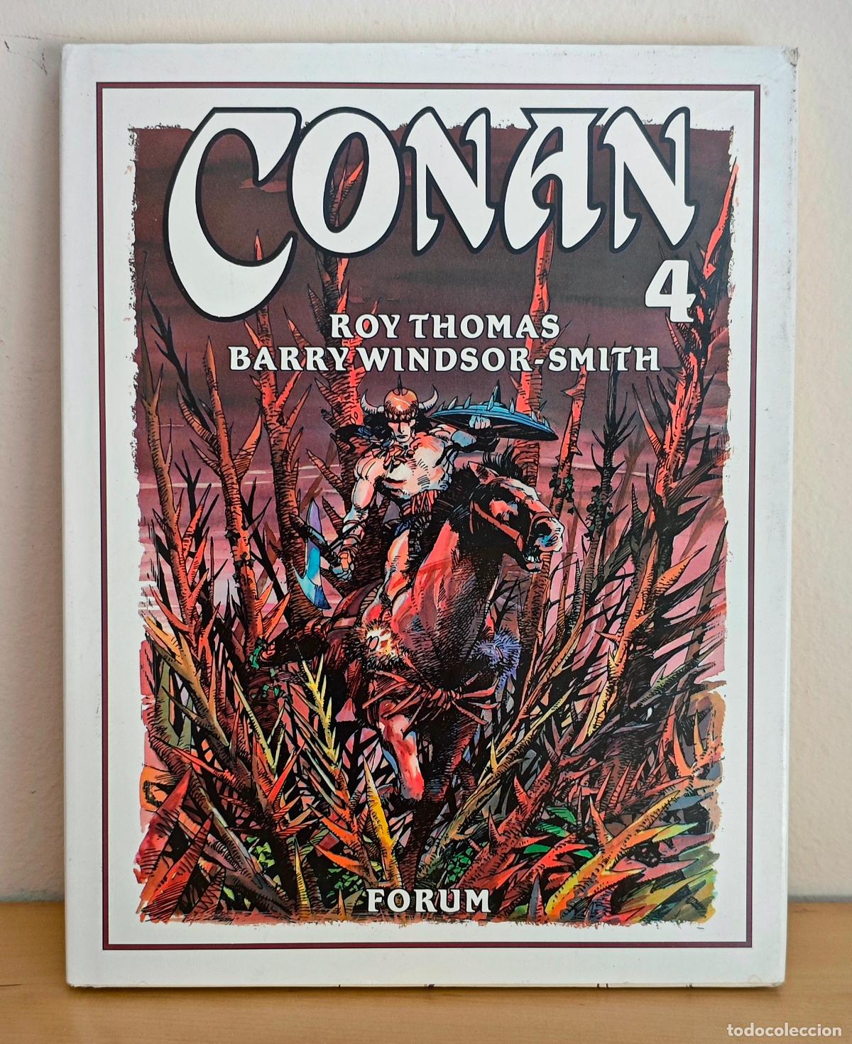 C&oacute;mics: CONAN 4 - NOVELA GRAFICA FORUM PLANETA - ROY THOMAS - 1995 TAPA DURA - SIN POSTER - BUEN ESTADO