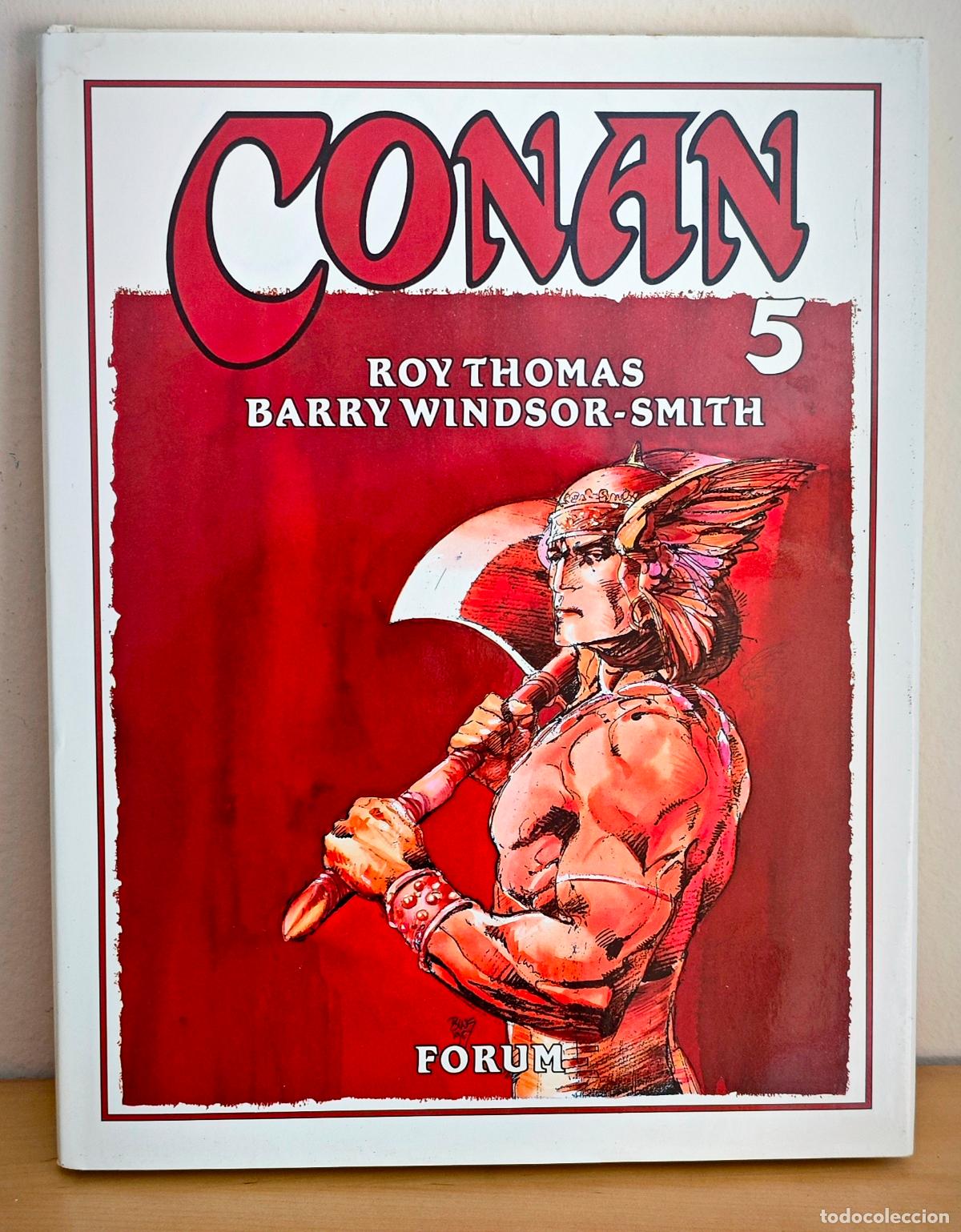 C&oacute;mics: CONAN 5 - NOVELA GRAFICA FORUM PLANETA - ROY THOMAS - 1995 TAPA DURA - SIN POSTER - BUEN ESTADO
