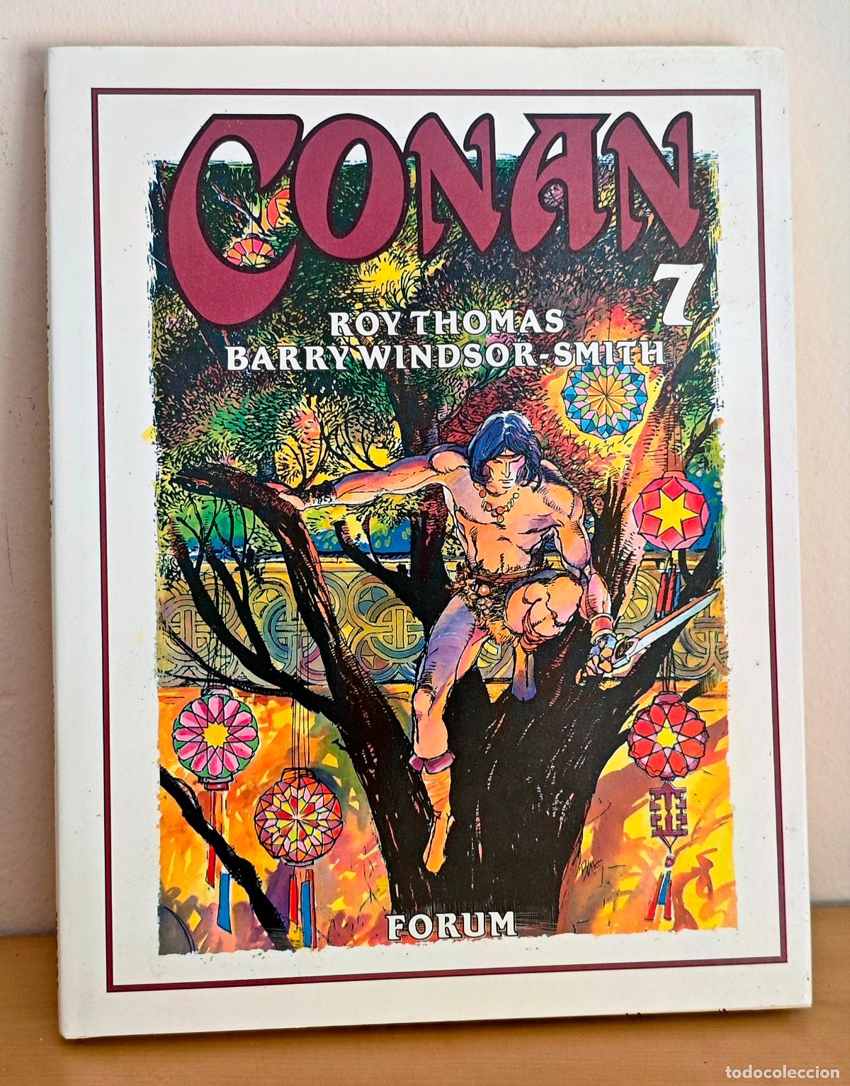 C&oacute;mics: CONAN 7 - NOVELA GRAFICA FORUM PLANETA - ROY THOMAS - 1995 TAPA DURA - INCLUYE POSTER - BUEN ESTADO