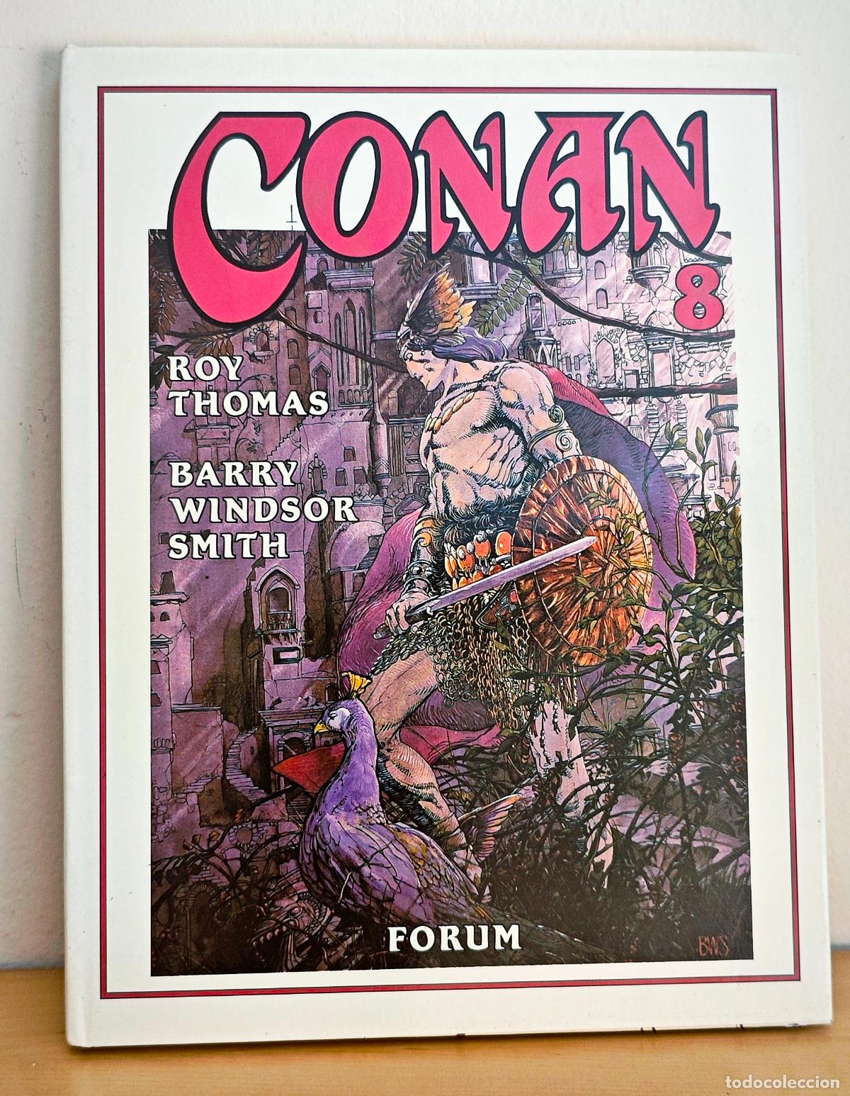 C&oacute;mics: CONAN 8 - NOVELA GRAFICA FORUM PLANETA - ROY THOMAS - 1995 TAPA DURA - SIN POSTER - BUEN ESTADO