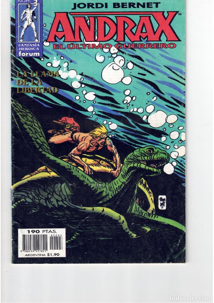 C&oacute;mics: Andrax 3. Editorial F&oacute;rum.