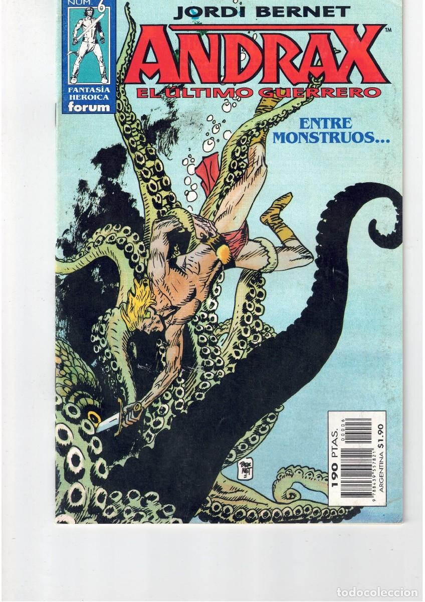 C&oacute;mics: Andrax 6. Editorial F&oacute;rum.