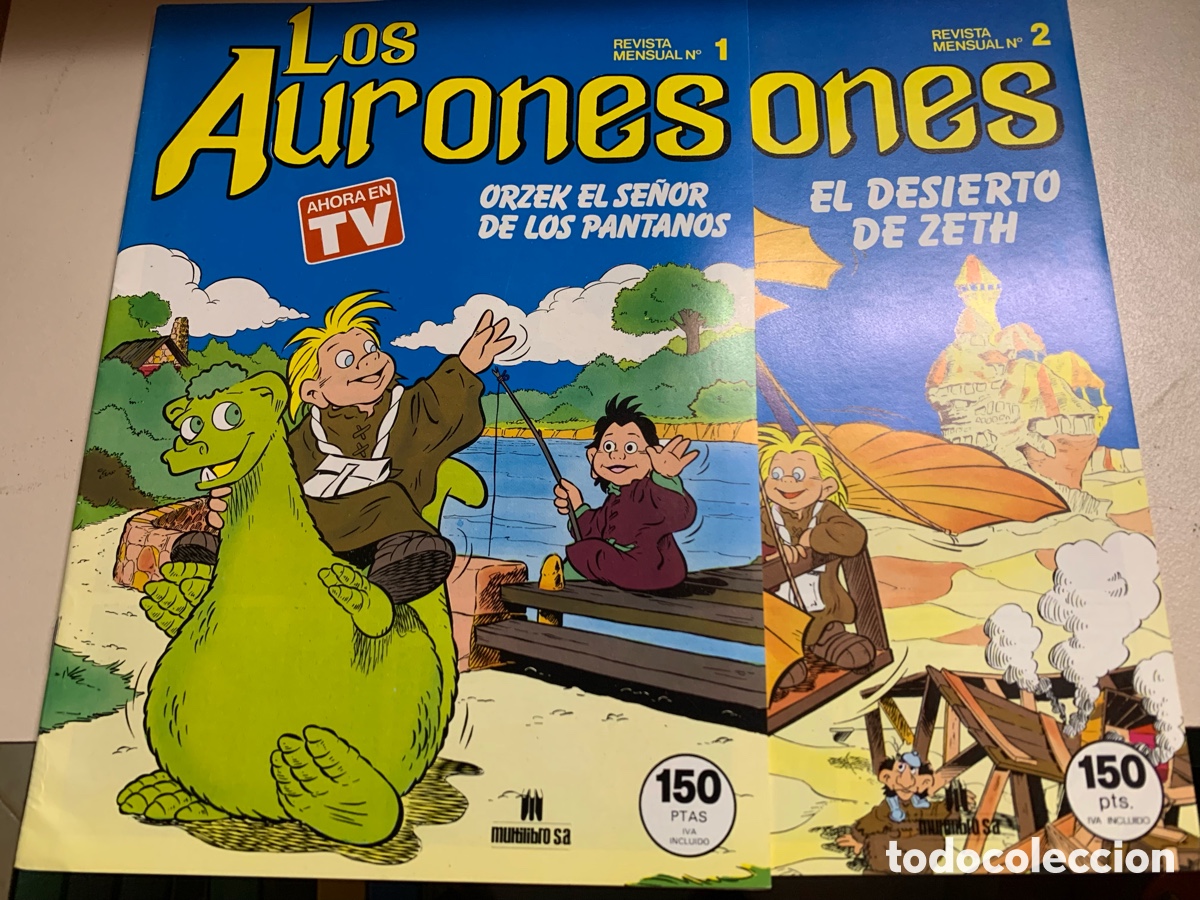 C&oacute;mics: Los Aurones completa 2 comics 1987 Multilibro