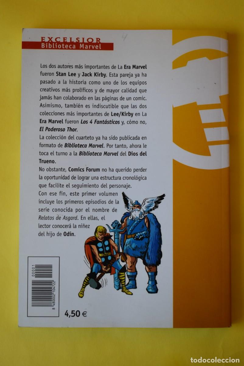 C&oacute;mics: Comic Marvel. Biblioteca Excelsior. El poderoso Thor. N. &ordm; 1. Forum. Marvel Comics - Foto 5