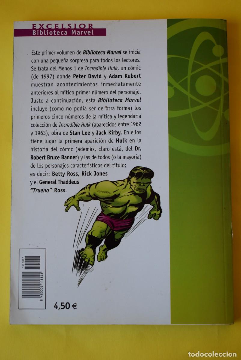 C&oacute;mics: Comic Marvel. Biblioteca Excelsior. Hulk. La Masa. N. &ordm; 1. Forum. Marvel Comics. - Foto 5