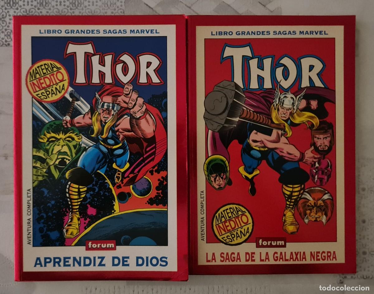 C&oacute;mics: GRANDES SAGAS MARVEL n&ordm; 5 y 20 de 21 THOR. Comics Forum 1994