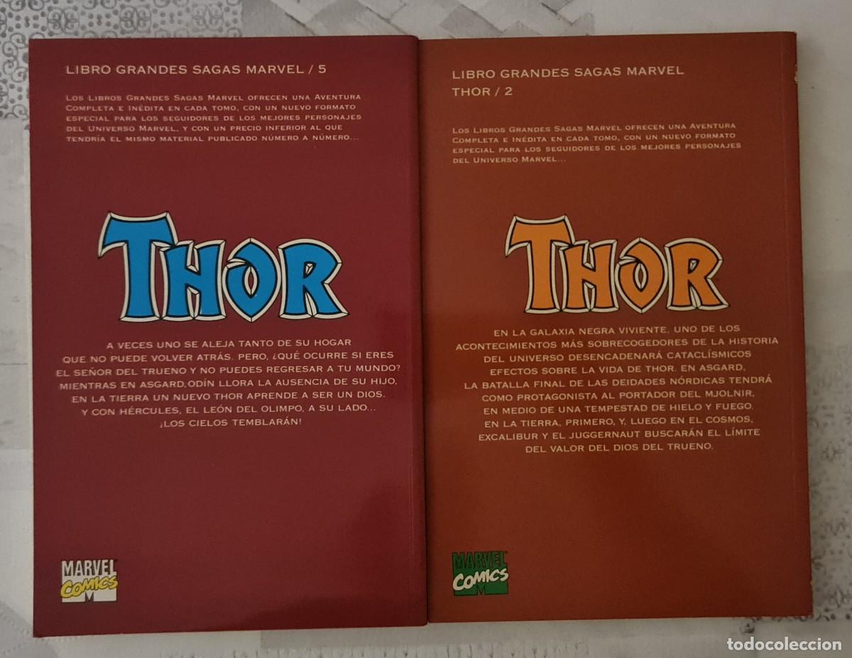 C&oacute;mics: GRANDES SAGAS MARVEL n&ordm; 5 y 20 de 21 THOR. Comics Forum 1994 - Foto 2