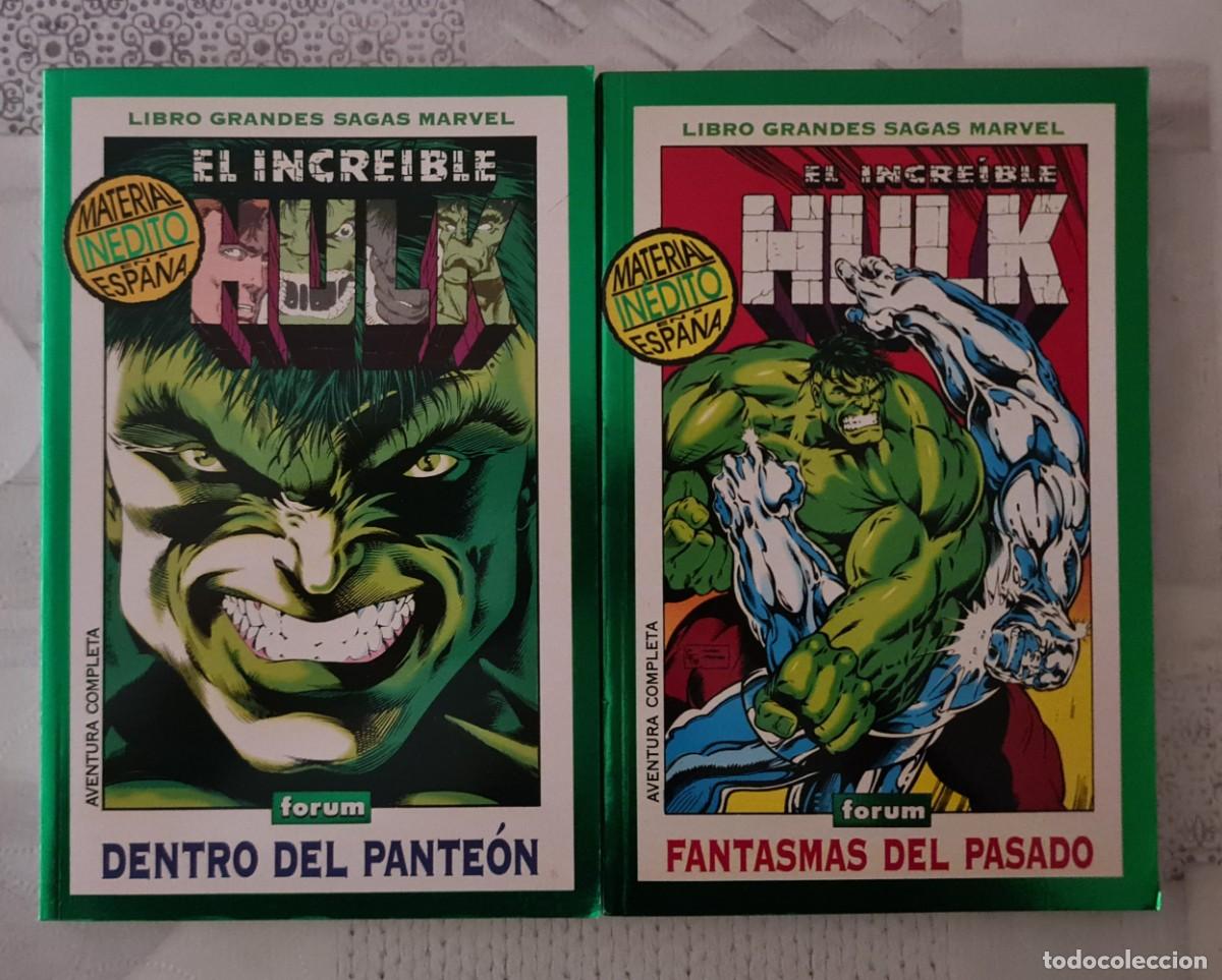 C&oacute;mics: GRANDES SAGAS MARVEL n&ordm; 2 y 12 de 21 HULK. Comics Forum 1994 - Foto 1
