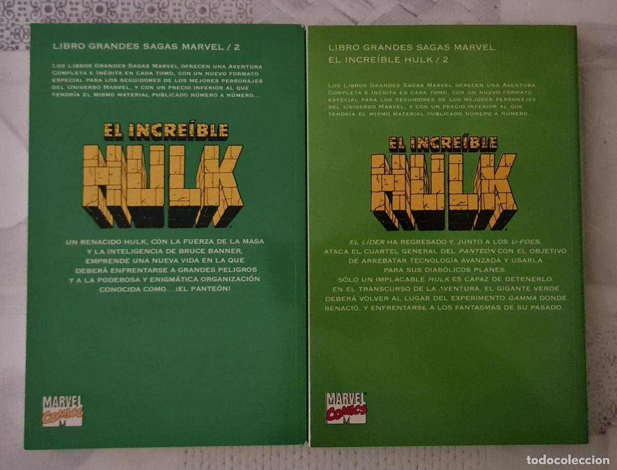 C&oacute;mics: GRANDES SAGAS MARVEL n&ordm; 2 y 12 de 21 HULK. Comics Forum 1994 - Foto 2