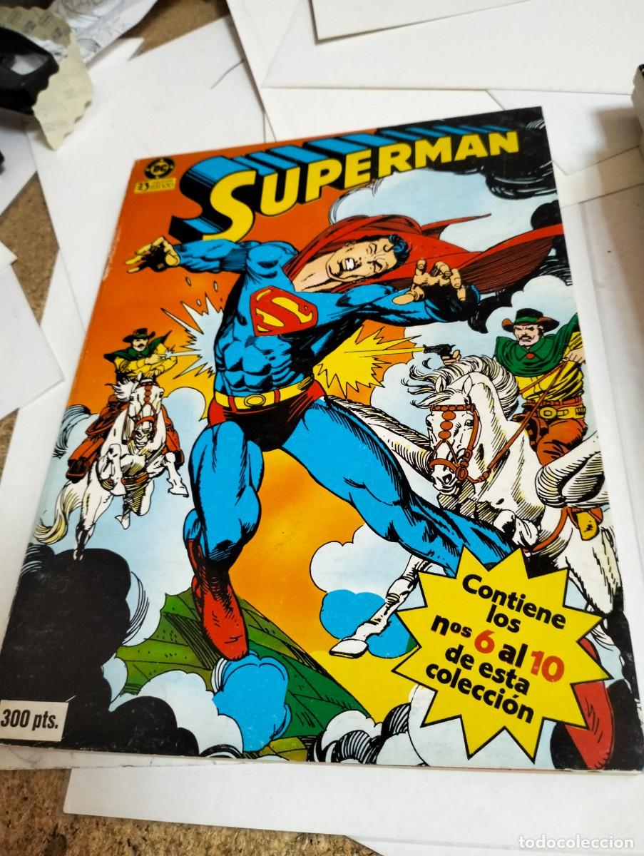 C&oacute;mics: SUPERMAN vol.1 .. tomo. 2 # 6 al 10 . ( RETAPADO 5. N&Uacute;MEROS )... ZINCO