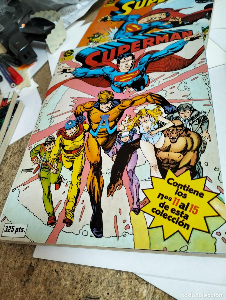 C&oacute;mics: SUPERMAN vol.1 .. tomo 3. # 11 al 15 . ( RETAPADO 5. N&Uacute;MEROS )... ZINCO