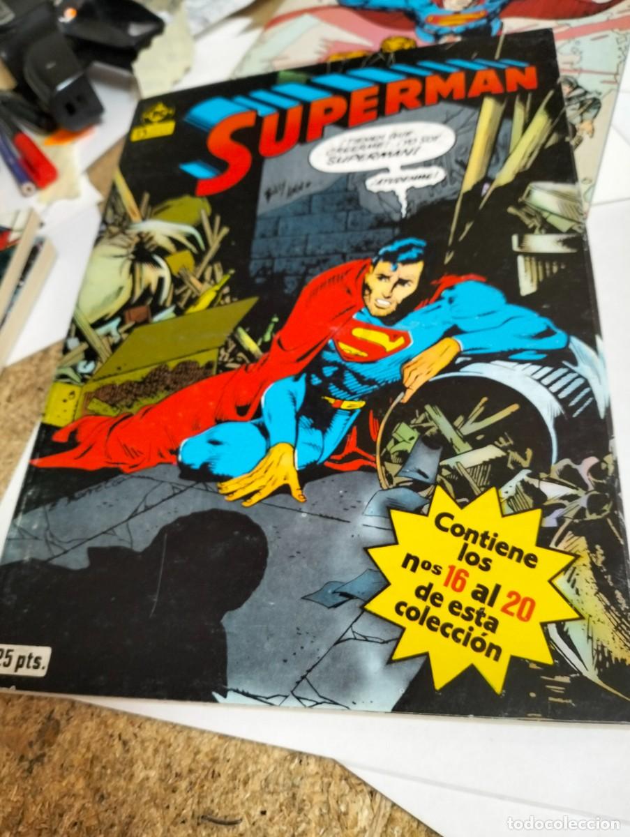 C&oacute;mics: SUPERMAN vol.1 .. tomo 4. # 16 al 20 . ( RETAPADO 5. N&Uacute;MEROS )... ZINCO