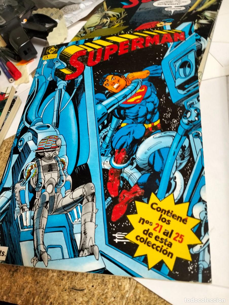 C&oacute;mics: SUPERMAN vol.1 .. tomo 5. # 21 al 25. ( RETAPADO 5. N&Uacute;MEROS )... ZINCO