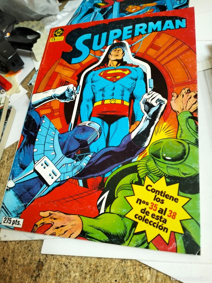 C&oacute;mics: SUPERMAN vol.1 .. tomo 8. # 35. al 38 ( RETAPADO 4. N&Uacute;MEROS )... ZINCO