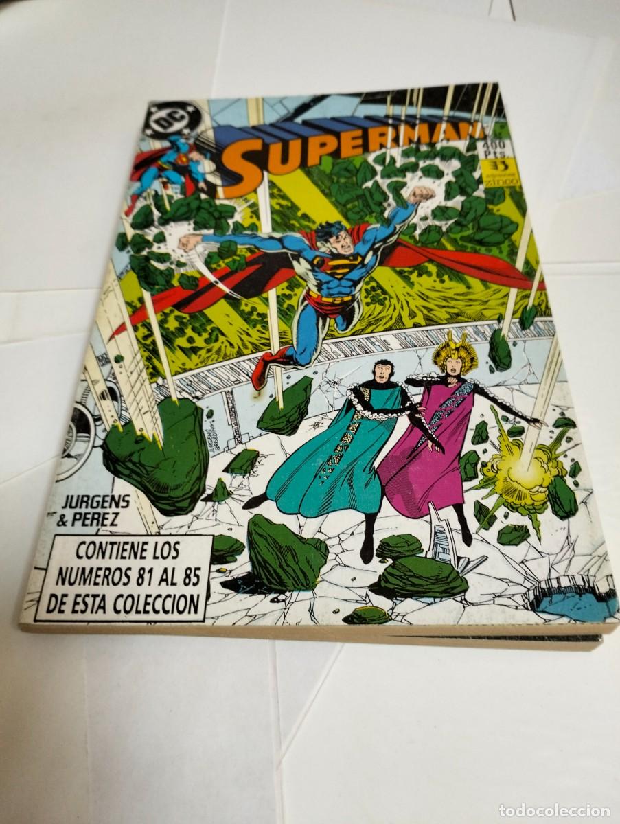 C&oacute;mics: SUPERMAN .. tomo 25... # 82. al 85. ( RETAPADO 4. N&Uacute;MEROS )... ZINCO
