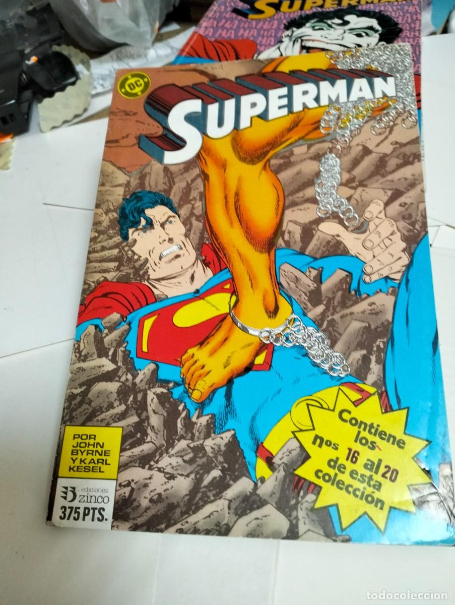 C&oacute;mics: SUPERMAN .. tomo 12... # 16 al 20 . ( RETAPADO 4. N&Uacute;MEROS )... ZINCO
