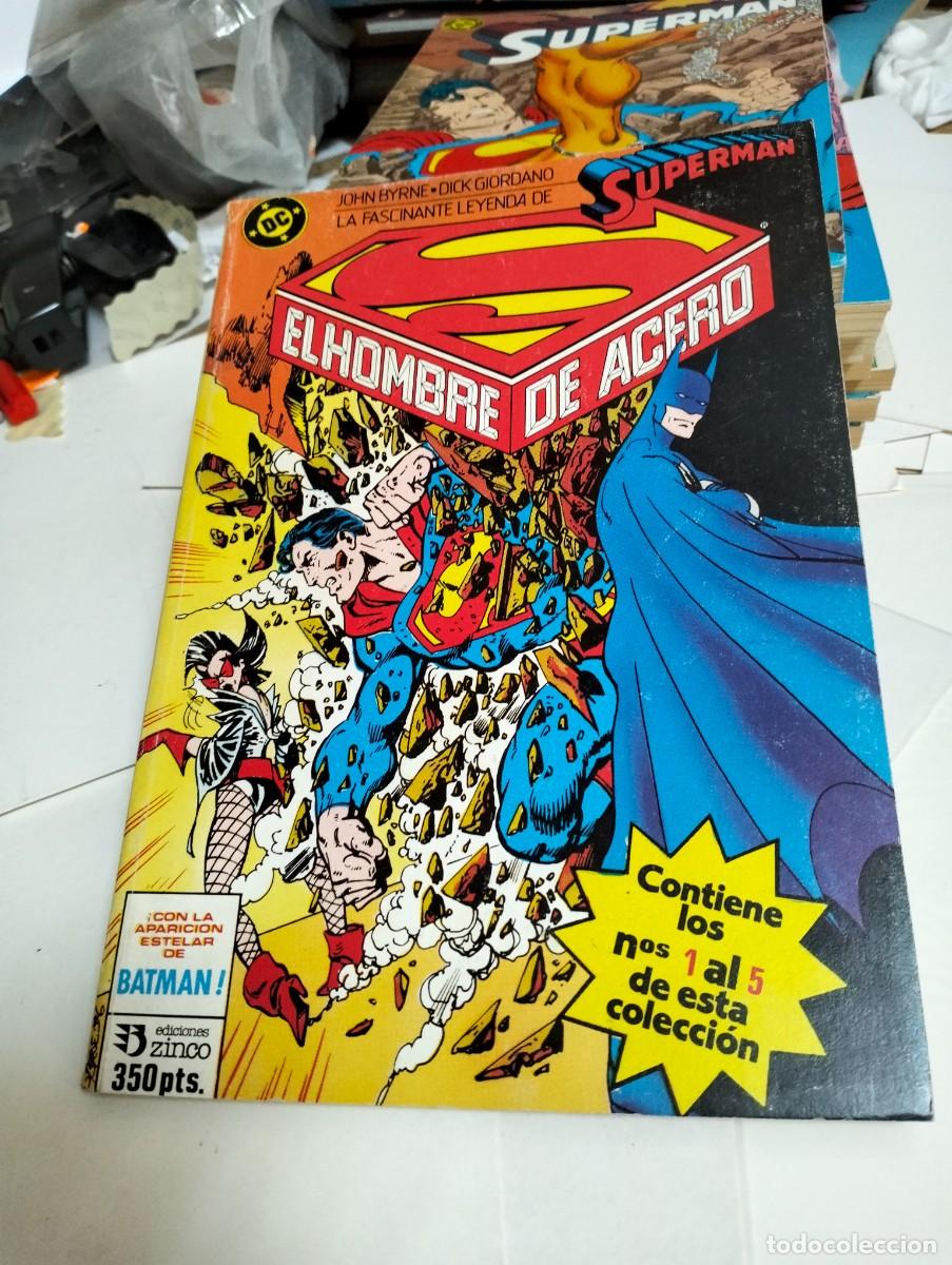 C&oacute;mics: SUPERMAN .. tomo 9... # 1 al 5 . ( RETAPADO 4. N&Uacute;MEROS )... ZINCO