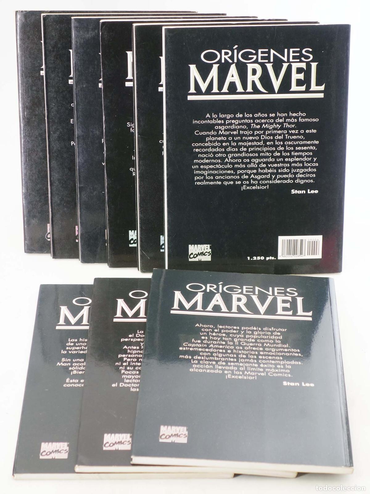 C&oacute;mics: OR&Iacute;GENES MARVEL 1 A 9. COMPLETA. Forum, 1991 - Foto 2
