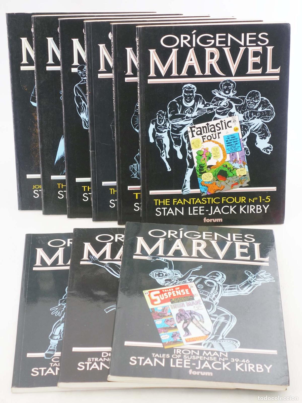 C&oacute;mics: OR&Iacute;GENES MARVEL 1 A 9. COMPLETA. Forum, 1991